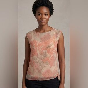 RW & CO. Sheer Paisley Top